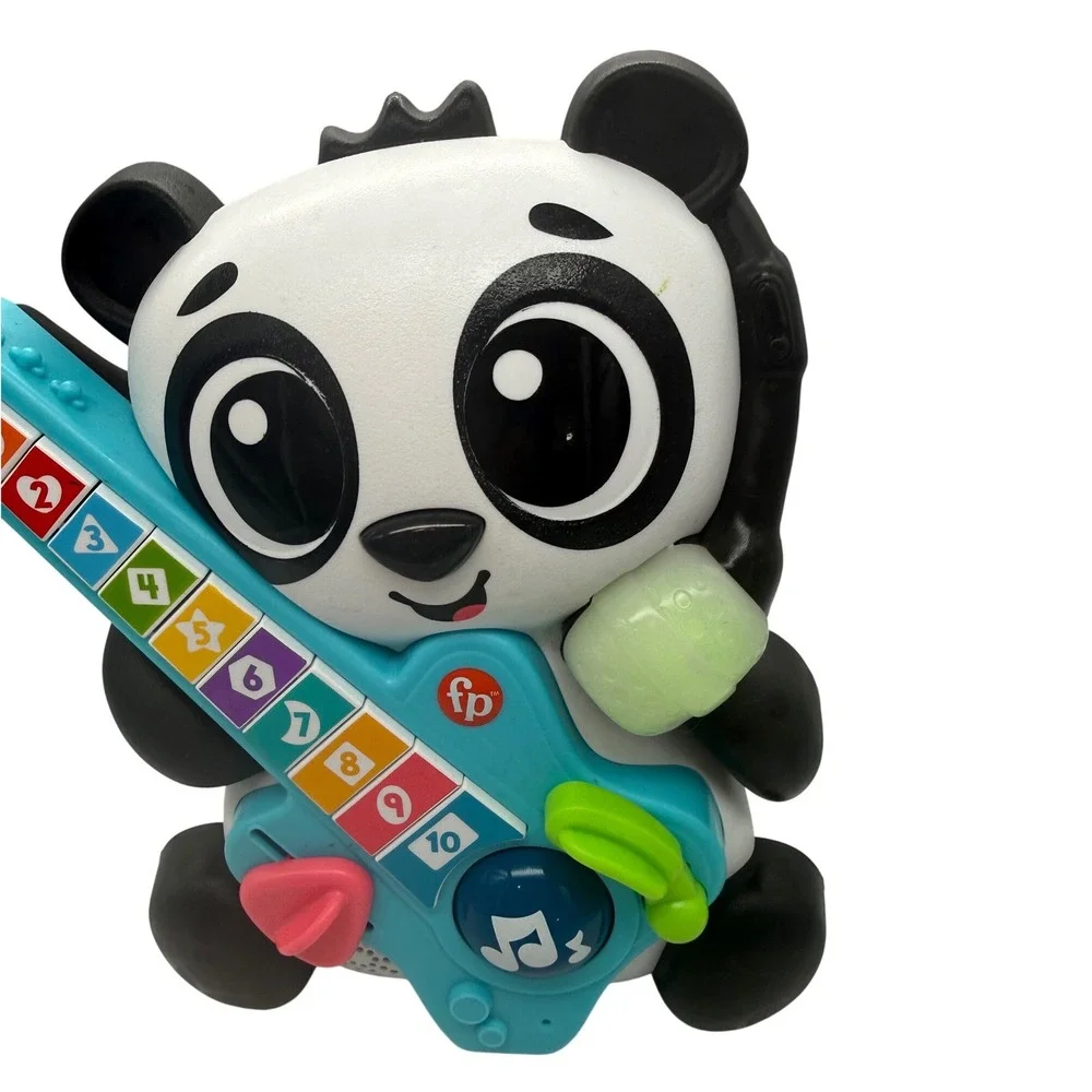 Fisher Price Link Squad Jam and Count Panda Musical Learning Toy WORKS great!